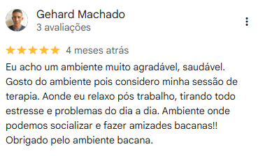 Avaliação do Google Meu Negócio por Gehard Machado