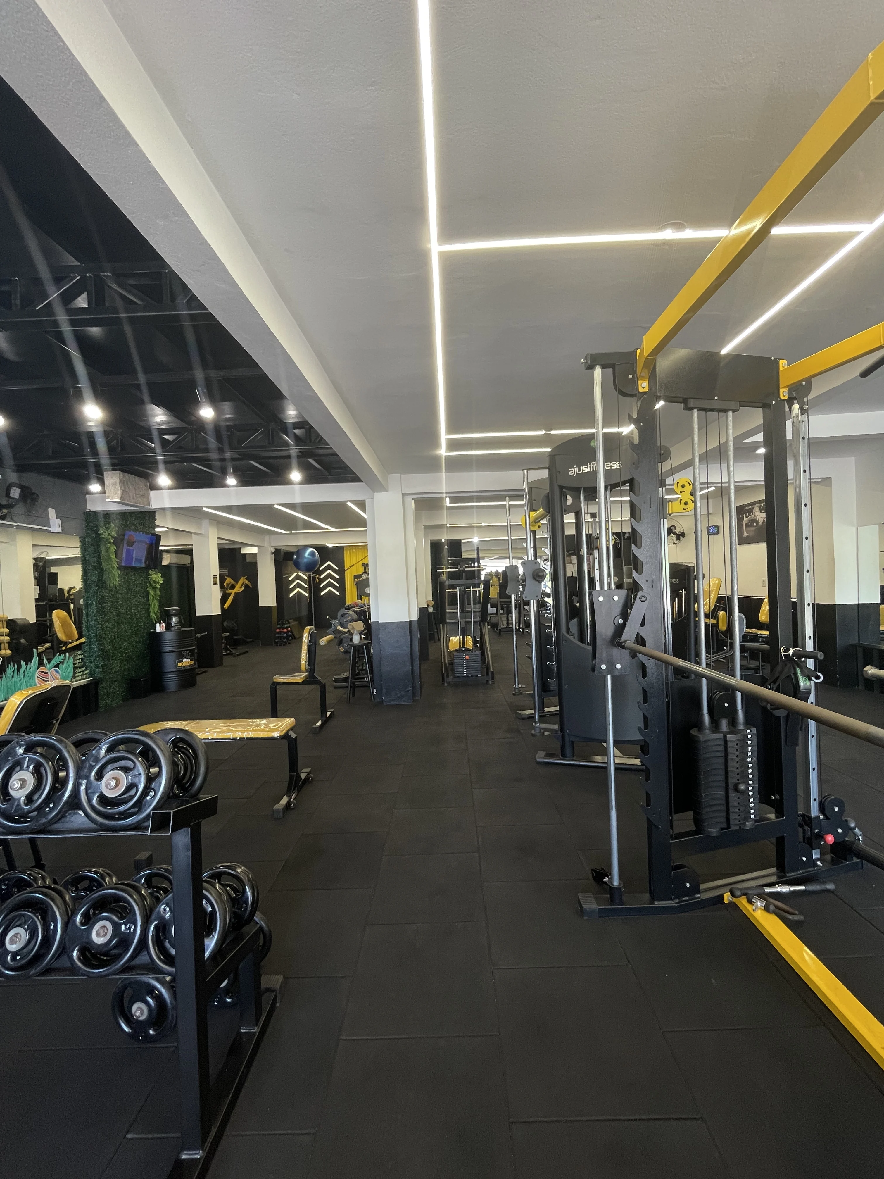 Ambiente interno da infraestrutura da Seja Momento GYM